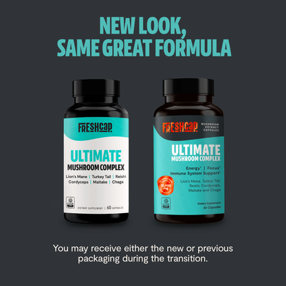 Organic Mushroom Complex Supplement Capsules - Cozy Notes Coffee Co