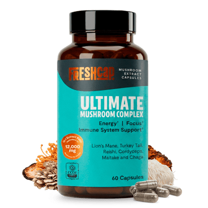 Organic Mushroom Complex Supplement Capsules - Cozy Notes Coffee Co