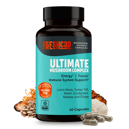 Organic Mushroom Complex Supplement Capsules - Cozy Notes Coffee Co