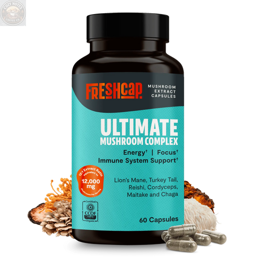 Organic Mushroom Complex Supplement Capsules FreshCap Mushrooms