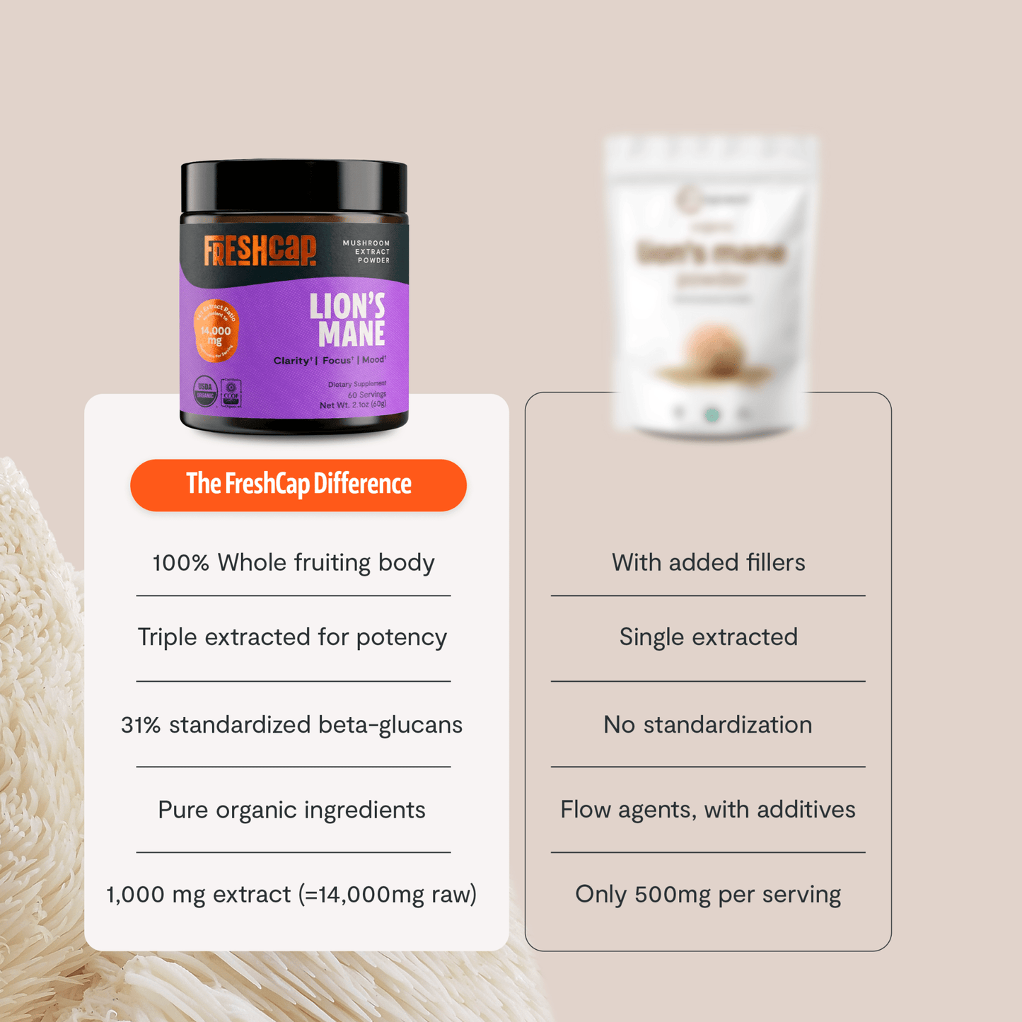 Organic Mushroom Complex Supplement Capsules - Cozy Notes Coffee Co