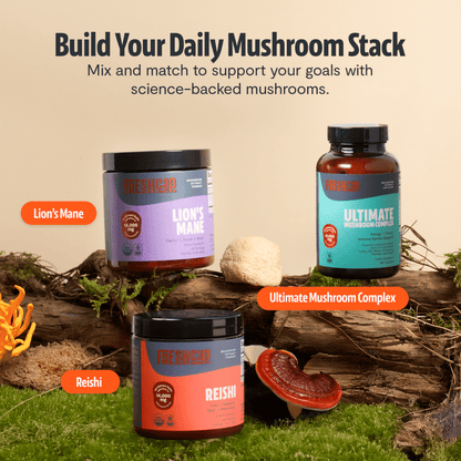 Organic Mushroom Complex Supplement Capsules - Cozy Notes Coffee Co