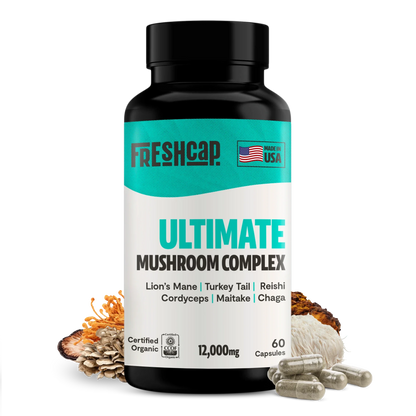 Organic Mushroom Complex Supplement Capsules - Cozy Notes Coffee Co