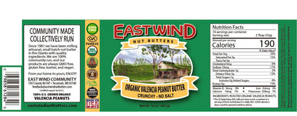 Organic Valencia Peanut Butter- 2 Ingredients or less - Cozy Notes Coffee Co
