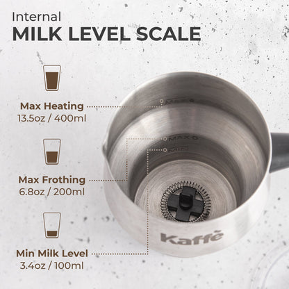 Pour-in Premium Milk Frother w/ Digital Screen, KF6075 - Cozy Notes Coffee Co