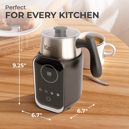 Pour-in Premium Milk Frother w/ Digital Screen, KF6075 - Cozy Notes Coffee Co