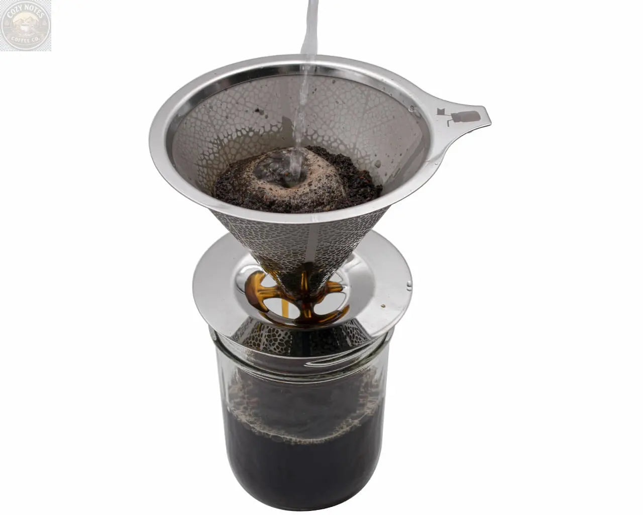 Pour Over Drip Coffee Stainless Steel Filter for Mason Jars Mason Jar Lifestyle