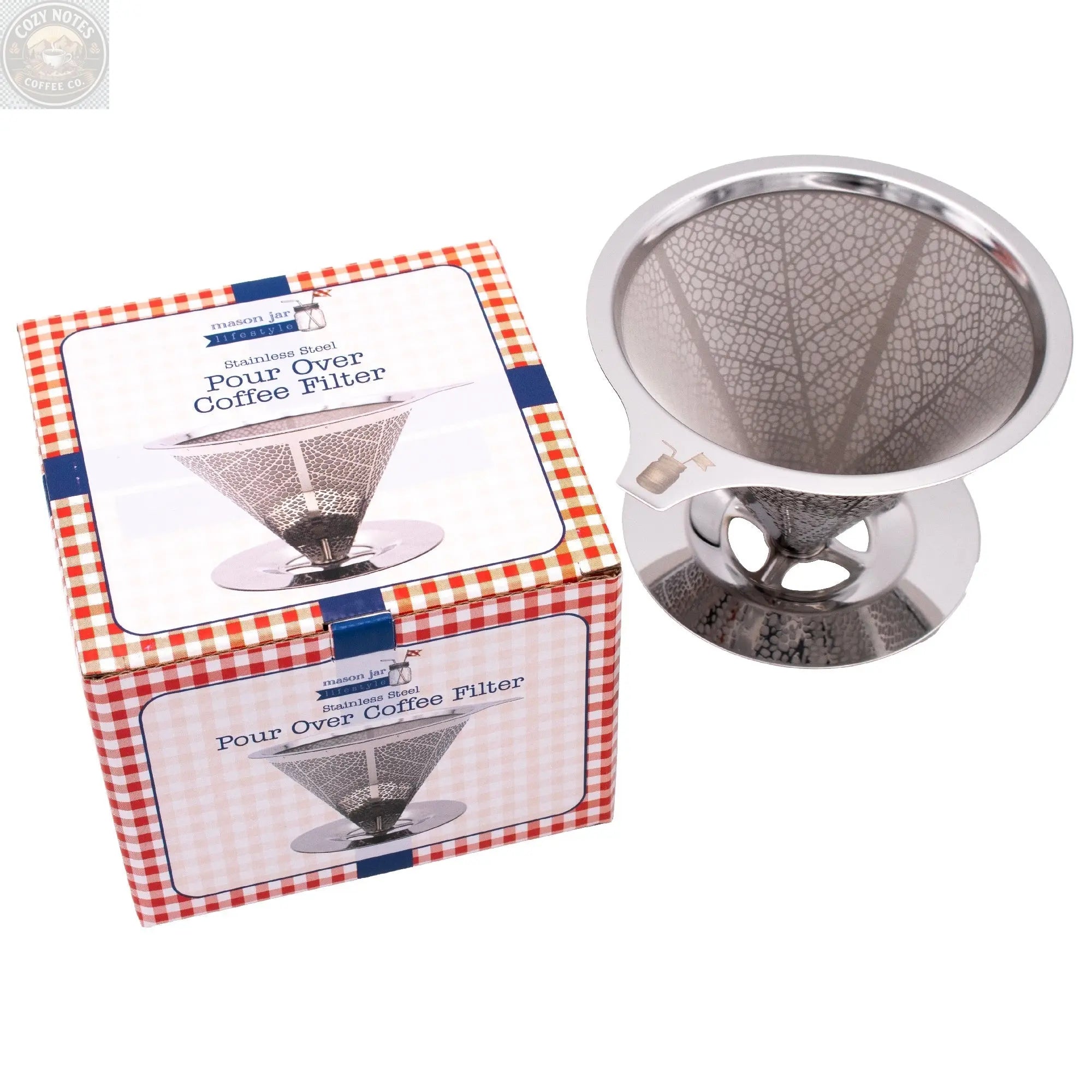 Pour Over Drip Coffee Stainless Steel Filter for Mason Jars Mason Jar Lifestyle