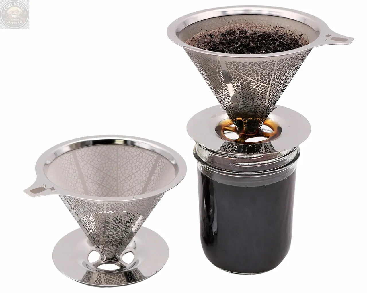 Pour Over Drip Coffee Stainless Steel Filter for Mason Jars Mason Jar Lifestyle