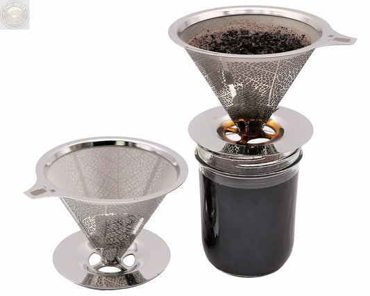 Pour Over Drip Coffee Stainless Steel Filter for Mason Jars Mason Jar Lifestyle