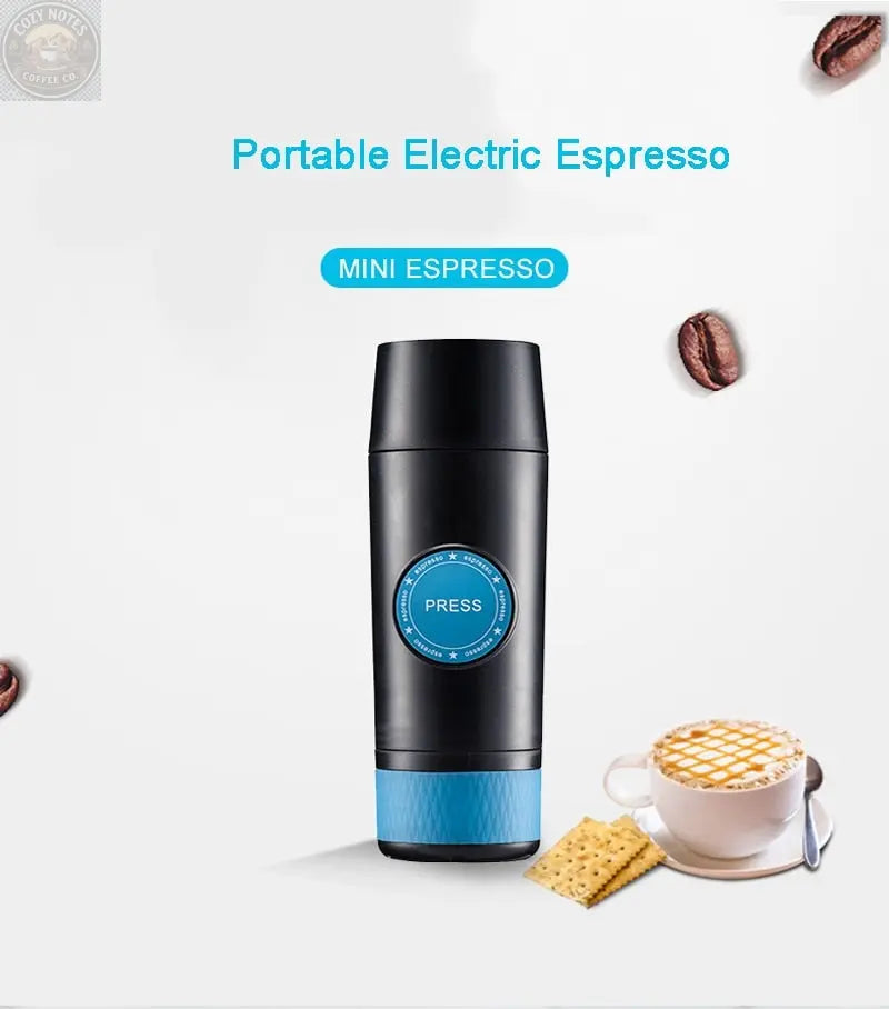 PORTABLE ESPRESSO MAKER Brown Shots Coffee