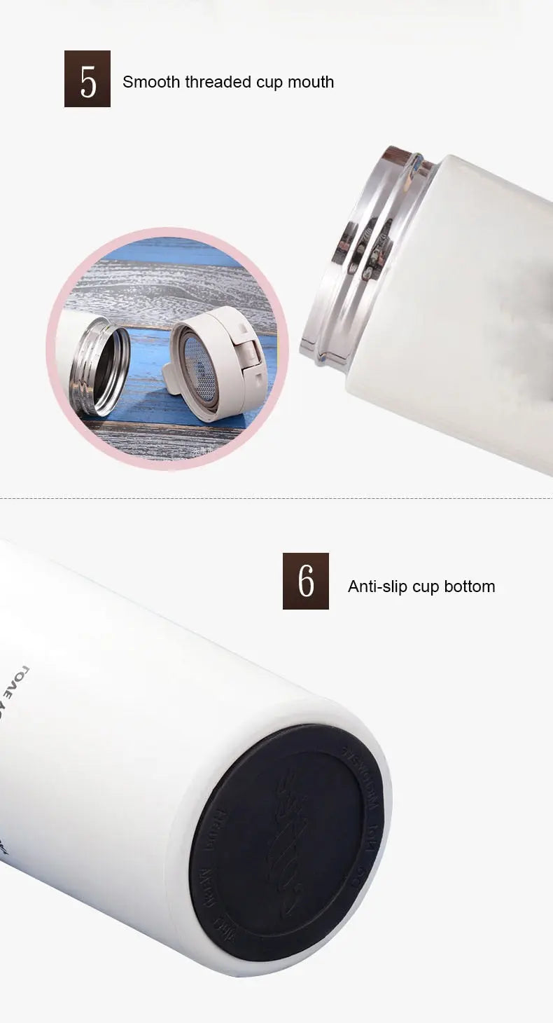SLIM STRAIGHT COFFEE FLASK Brown Shots Coffee