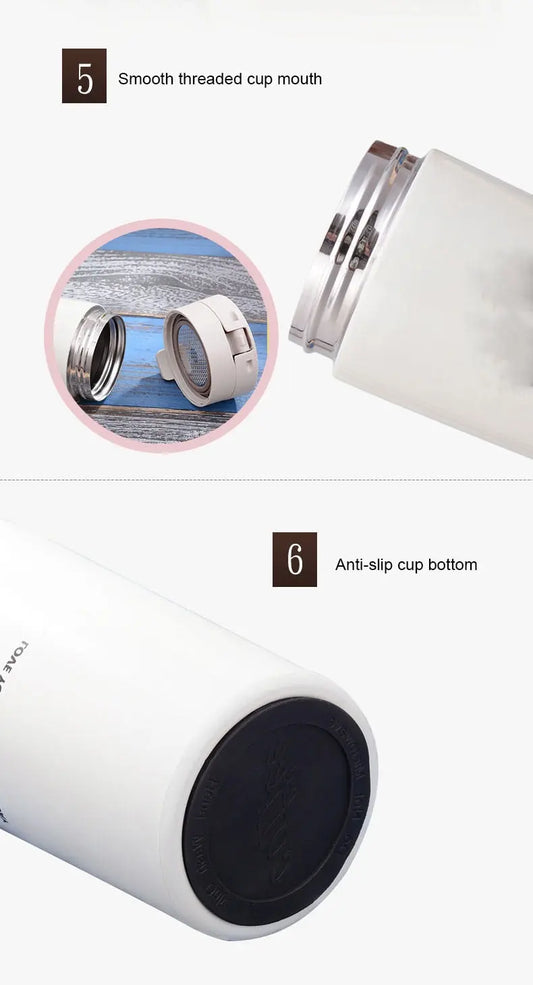 SLIM STRAIGHT COFFEE FLASK Brown Shots Coffee