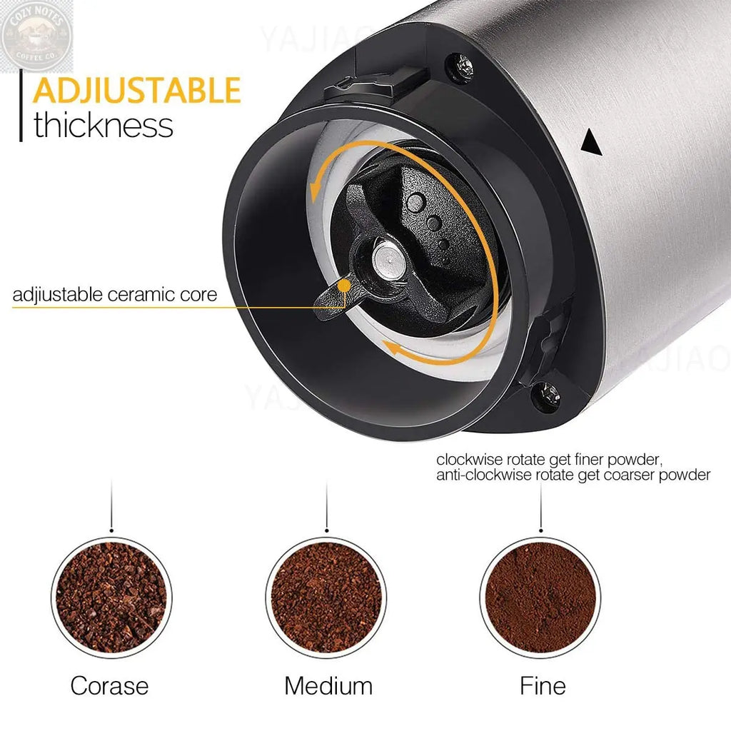 MINI MANUAL COFFEE GRINDER Brown Shots Coffee