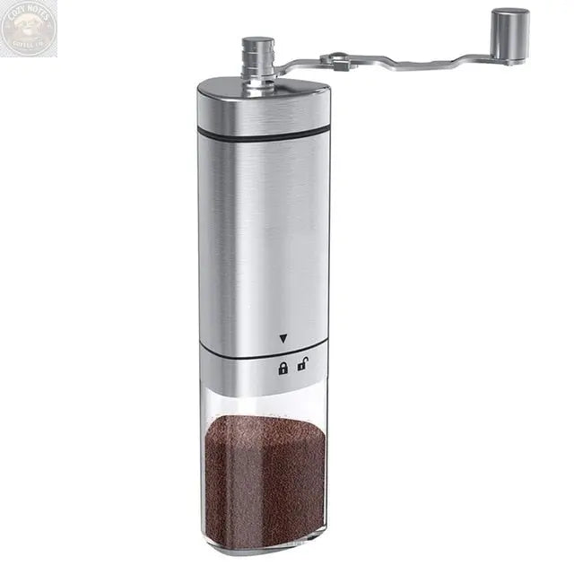 MINI MANUAL COFFEE GRINDER Brown Shots Coffee