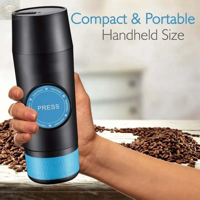 PORTABLE ESPRESSO MAKER Brown Shots Coffee