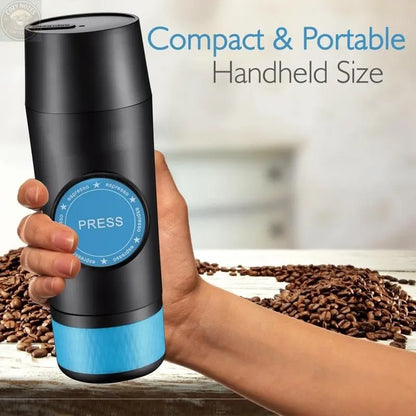 PORTABLE ESPRESSO MAKER Brown Shots Coffee