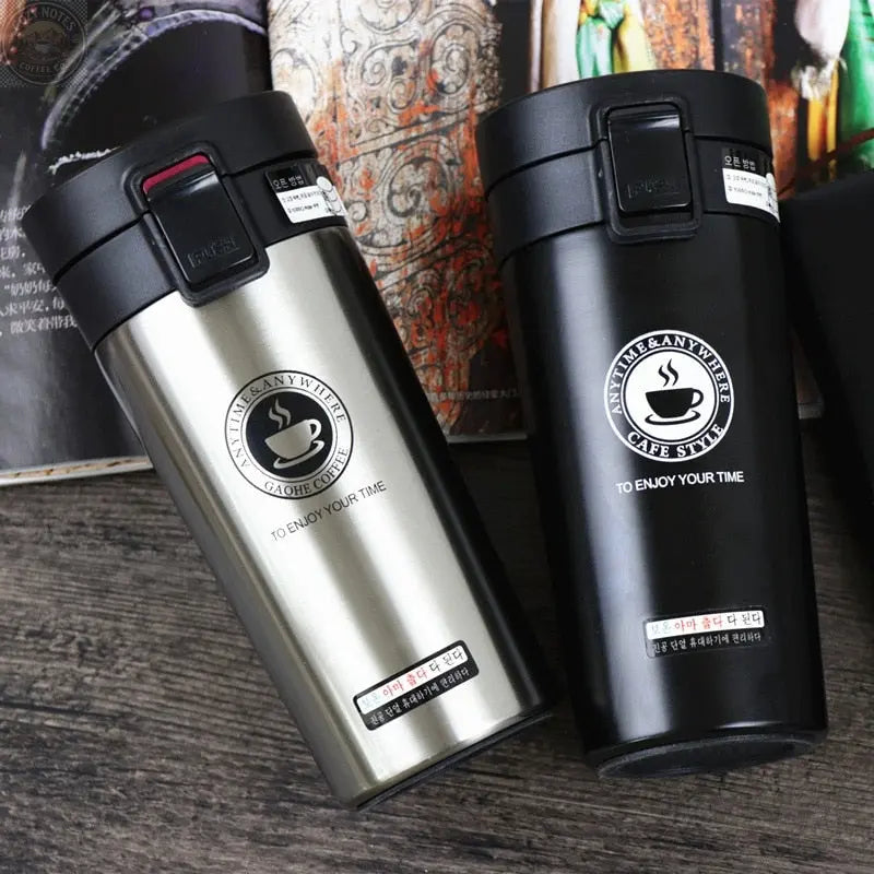 SLIM STRAIGHT COFFEE FLASK Brown Shots Coffee