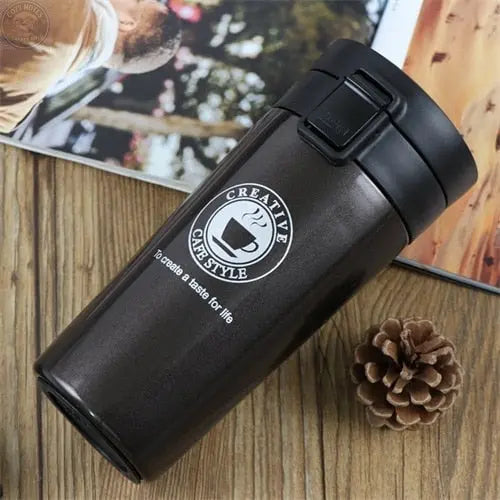 SLIM STRAIGHT COFFEE FLASK Brown Shots Coffee