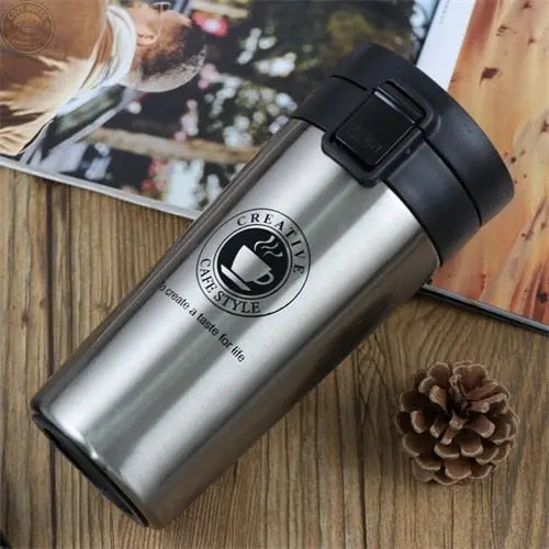 SLIM STRAIGHT COFFEE FLASK Brown Shots Coffee