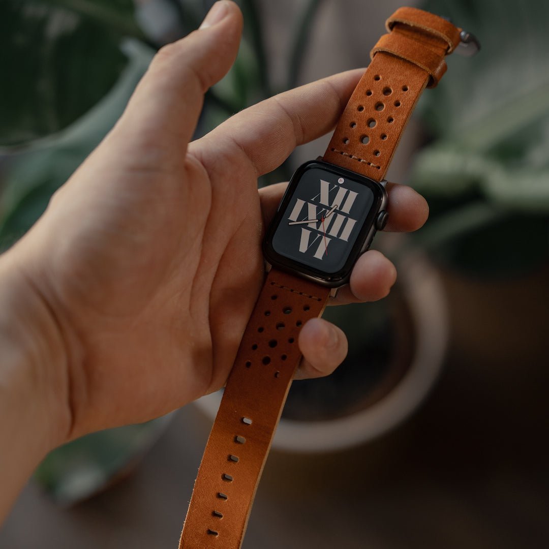 Racing Leather Strap - Cozy Notes Coffee Co