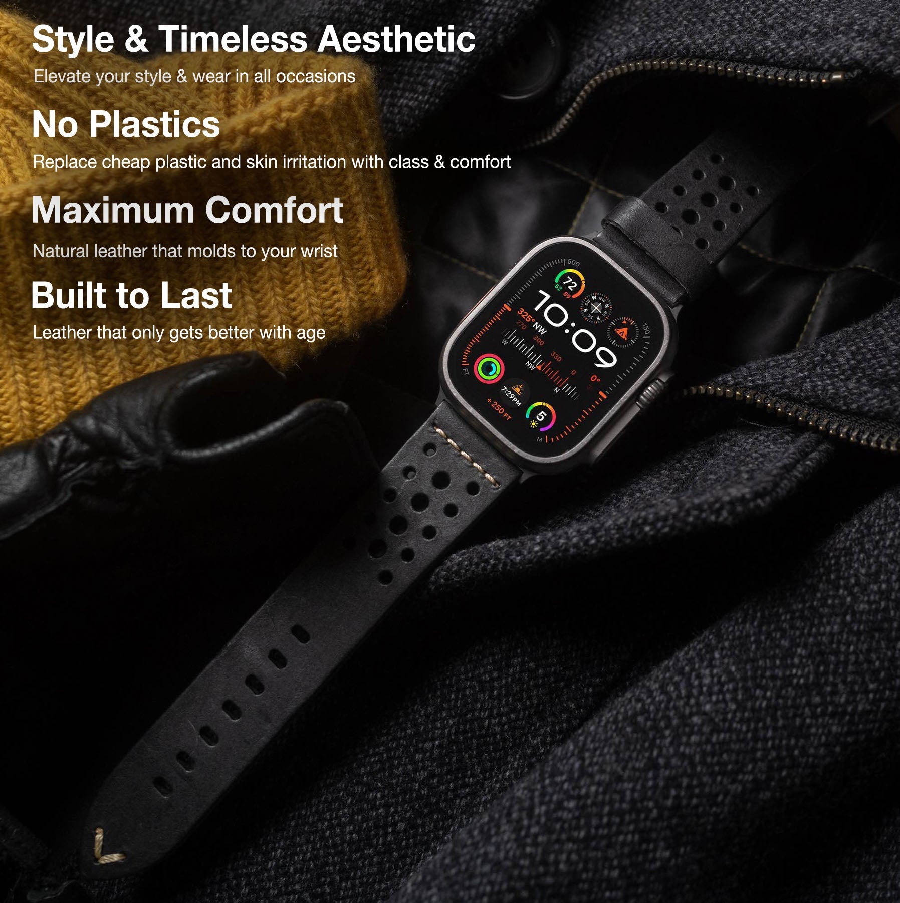 Racing Leather Strap - Cozy Notes Coffee Co