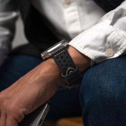 Racing Leather Strap - Cozy Notes Coffee Co