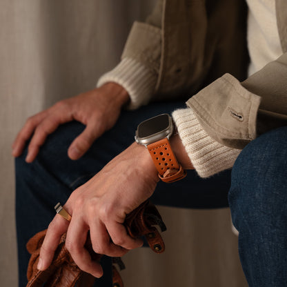 Racing Leather Strap - Cozy Notes Coffee Co