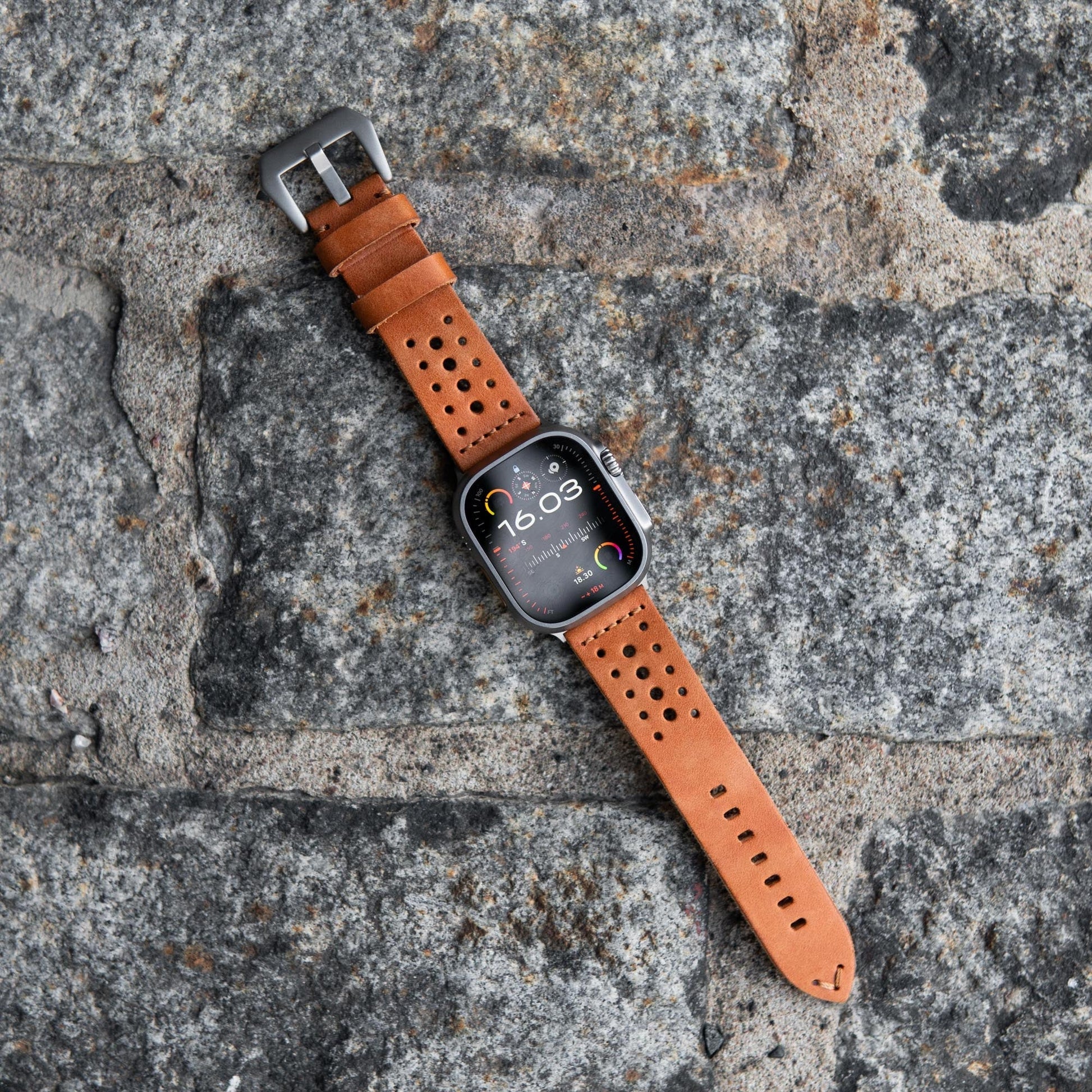 Racing Leather Strap - Cozy Notes Coffee Co
