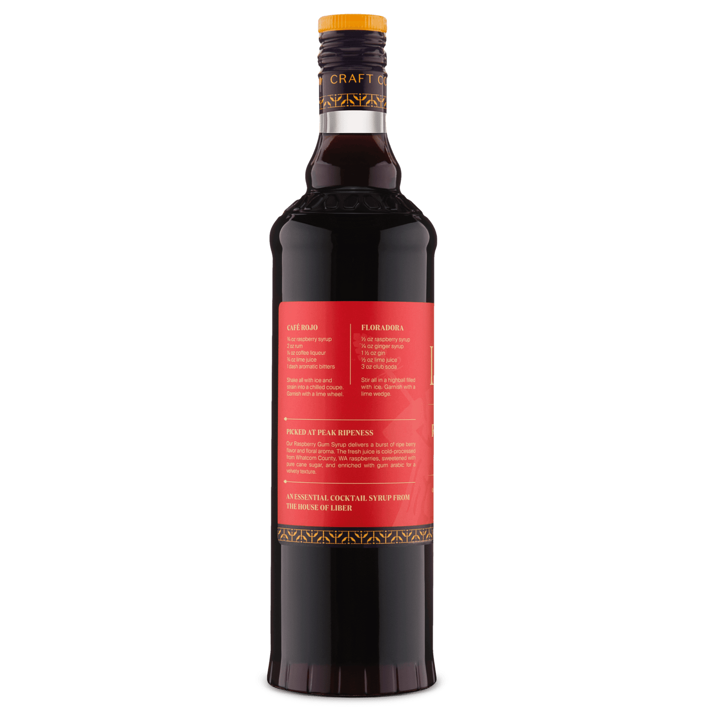 Raspberry Gum Syrup - Cozy Notes Coffee Co