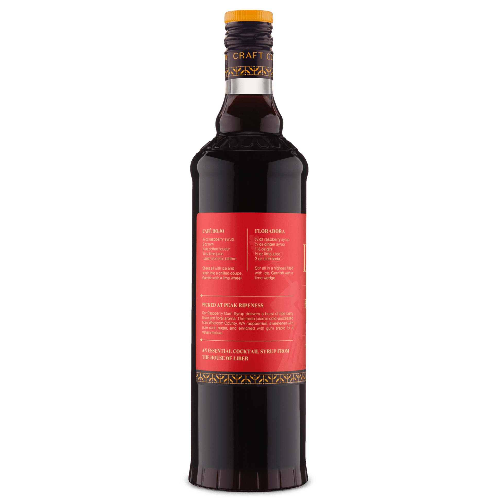 Raspberry Gum Syrup - Cozy Notes Coffee Co