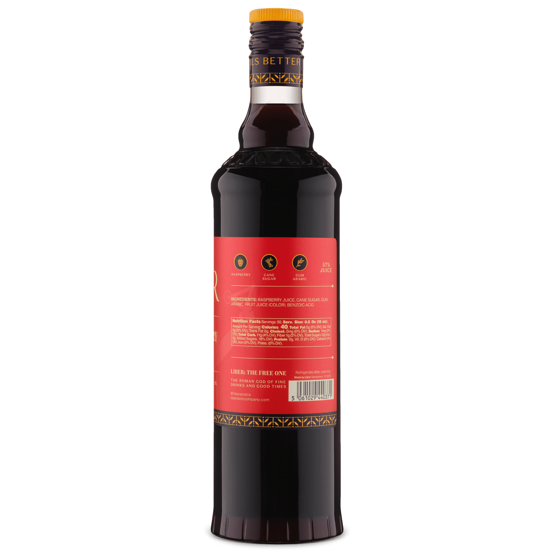 Raspberry Gum Syrup - Cozy Notes Coffee Co