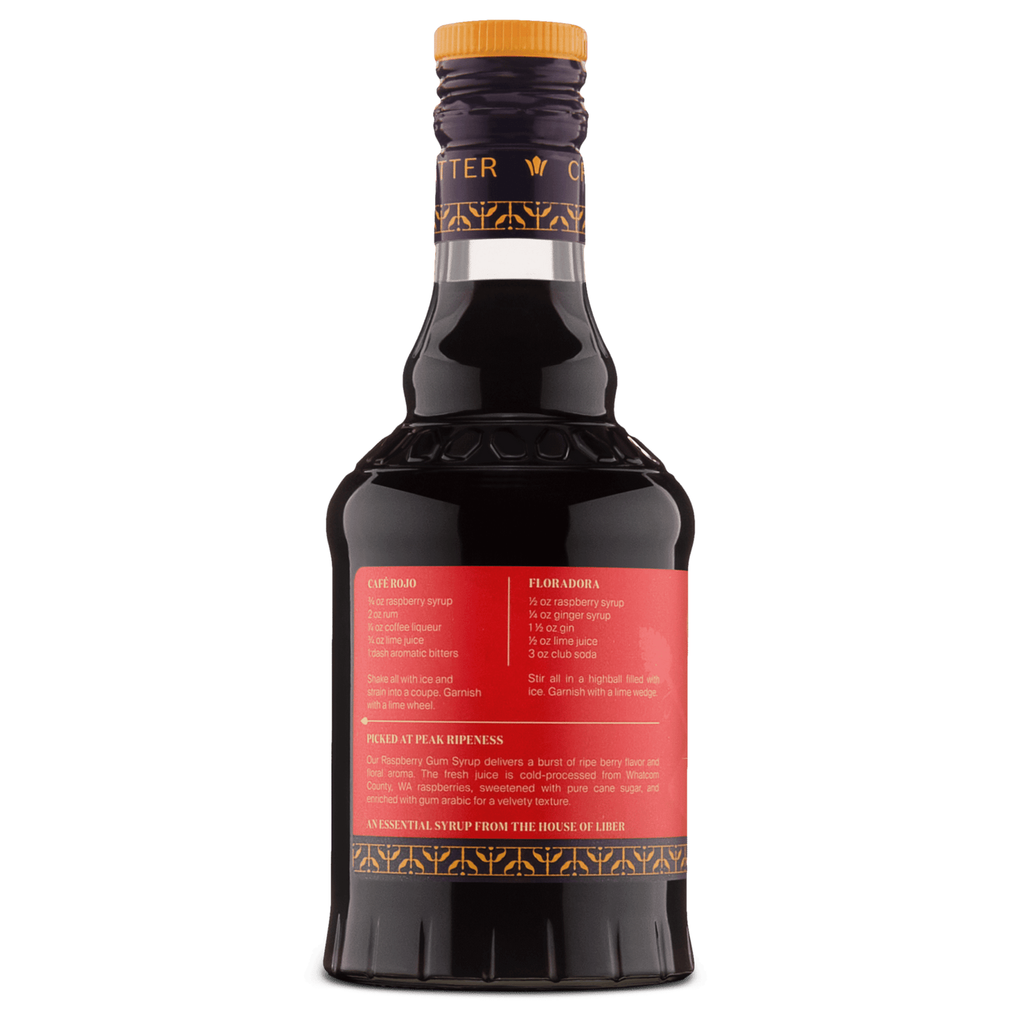 Raspberry Gum Syrup - Cozy Notes Coffee Co