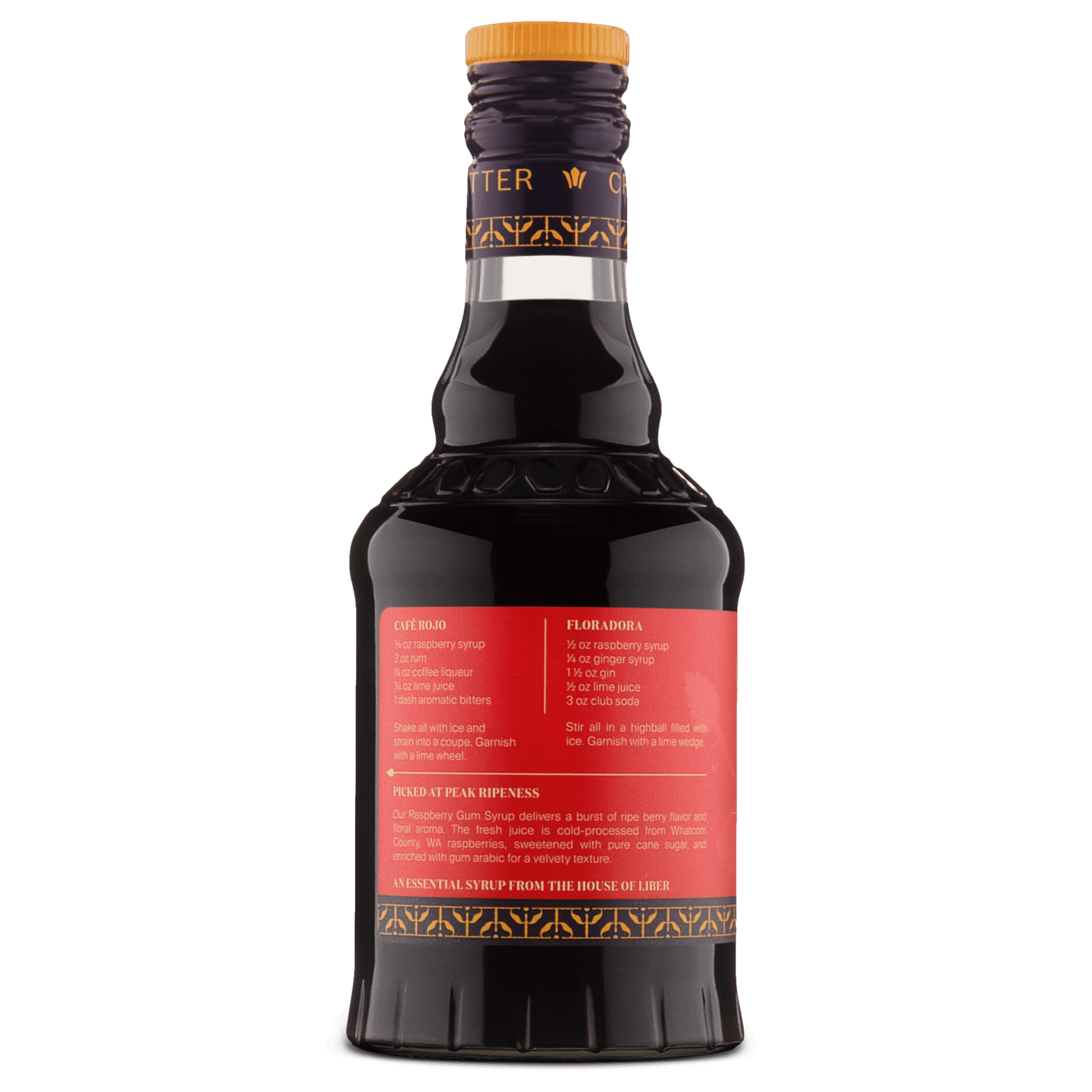 Raspberry Gum Syrup - Cozy Notes Coffee Co