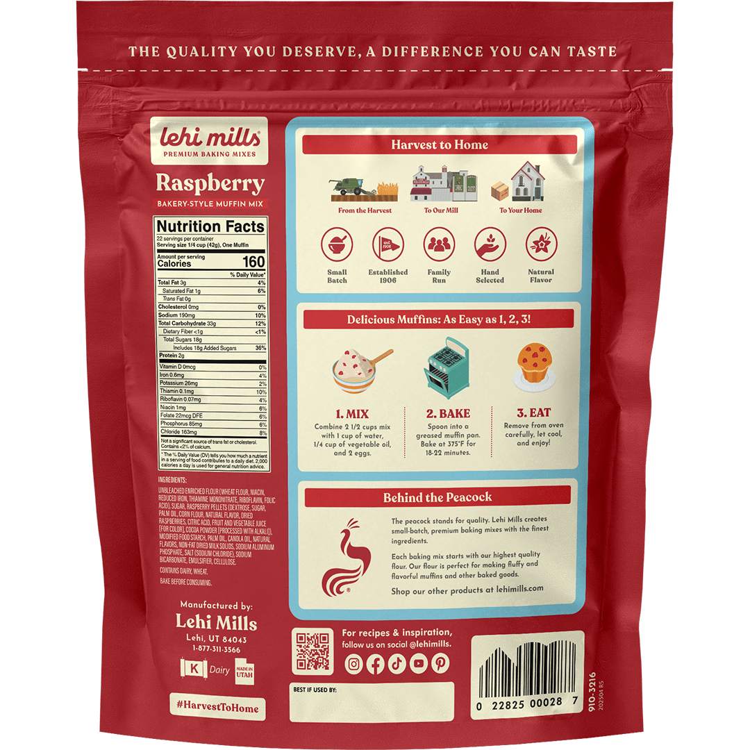 Raspberry Muffin Mix - Cozy Notes Coffee Co