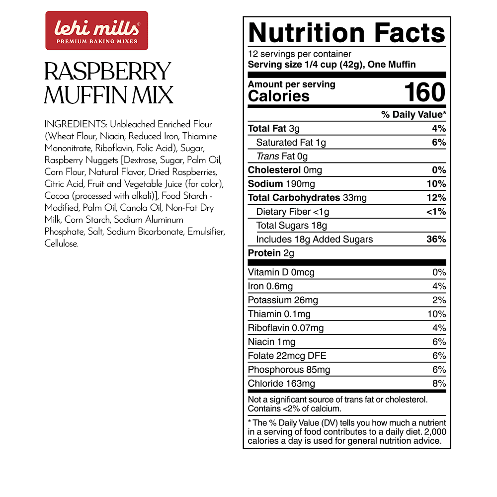 Raspberry Muffin Mix - Cozy Notes Coffee Co