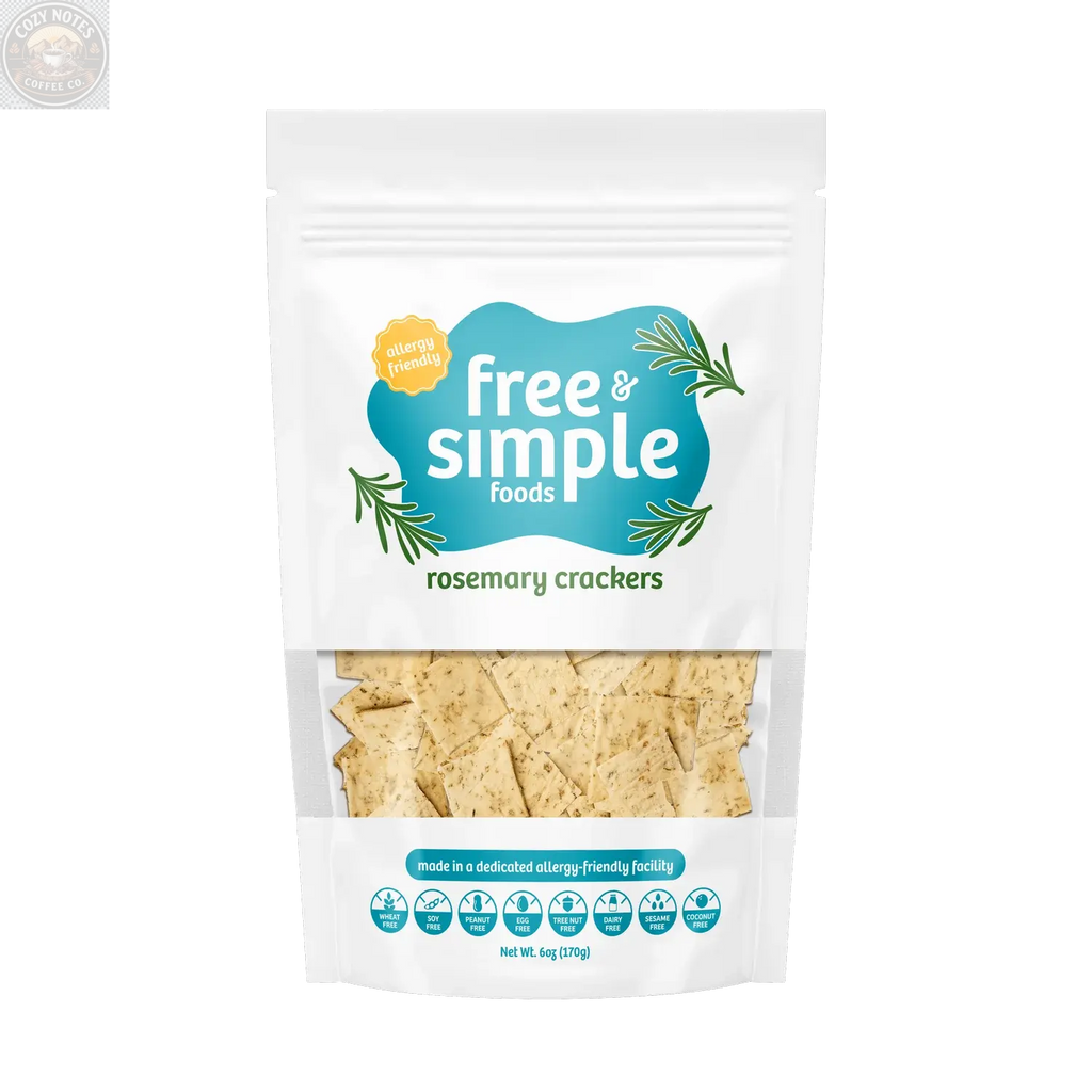 Rosemary crackers Free and Simple Foods