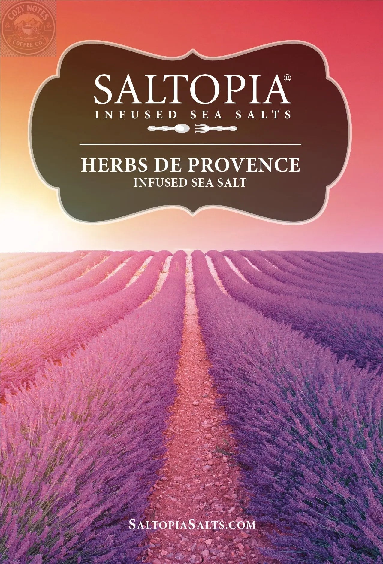 Herbs De Provence Seasoning Salt SALTOPIA Infused Sea Salts