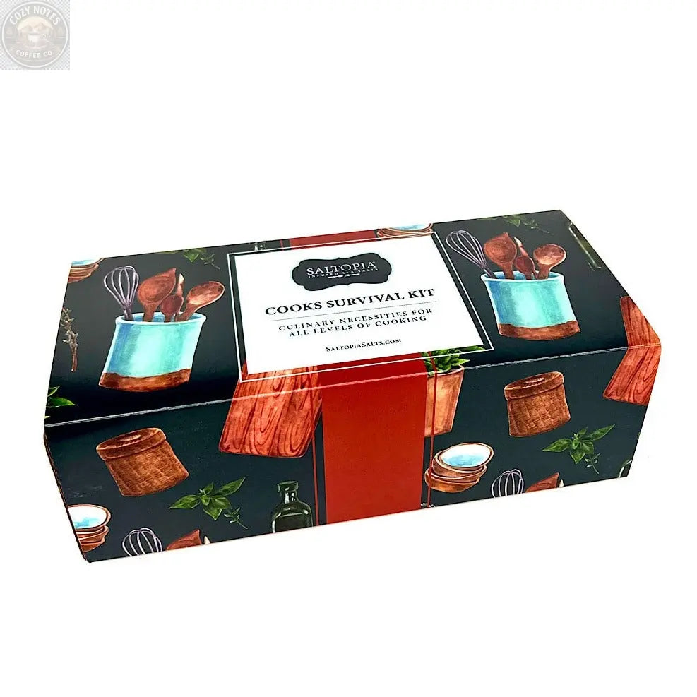Kitchen Favorite Flavors Gift Set: COOKS SURVIVAL KIT SALTOPIA Infused Sea Salts