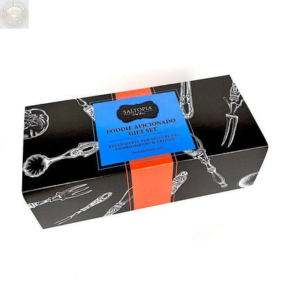 Gift Set Exclusively for Foodie Fans: FOODIE AFICIONADO SALTOPIA Infused Sea Salts