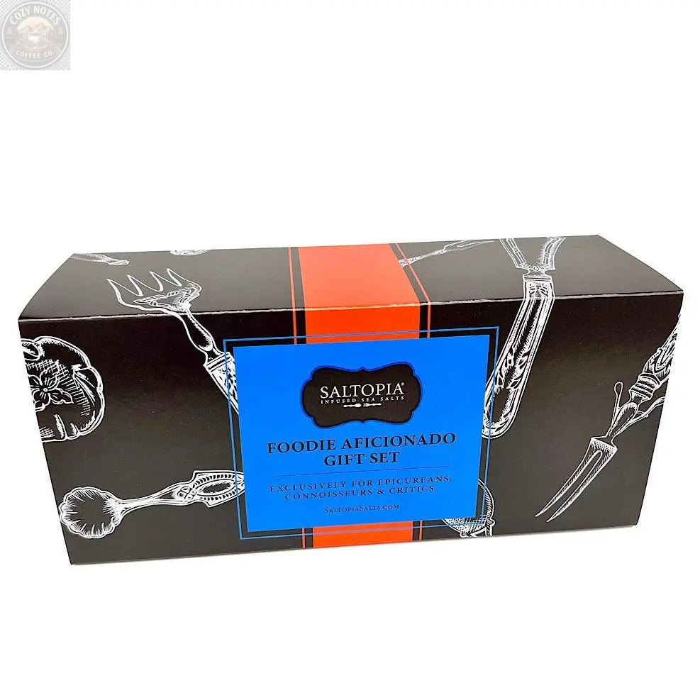 Gift Set Exclusively for Foodie Fans: FOODIE AFICIONADO SALTOPIA Infused Sea Salts