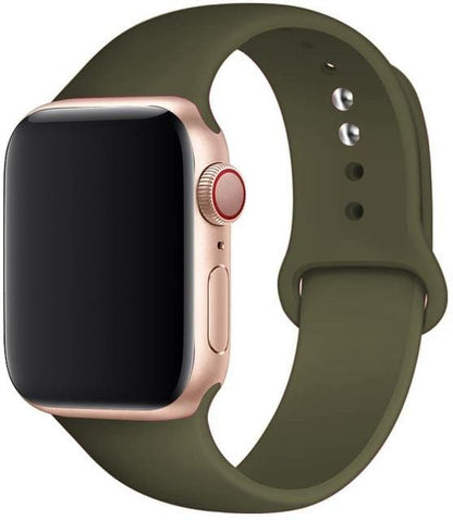 Silicone Strap Apple Watch Bands - Cozy Notes Coffee Co