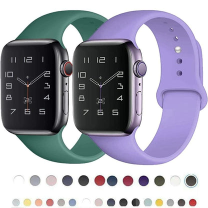 Silicone Strap Apple Watch Bands - Cozy Notes Coffee Co