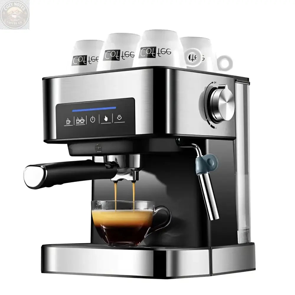 Smart Espresso Machine with Steam Milk Frother Royalessencelux