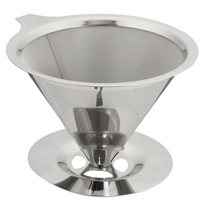 Stainless Steel Pour Over Coffee Filter with Stand