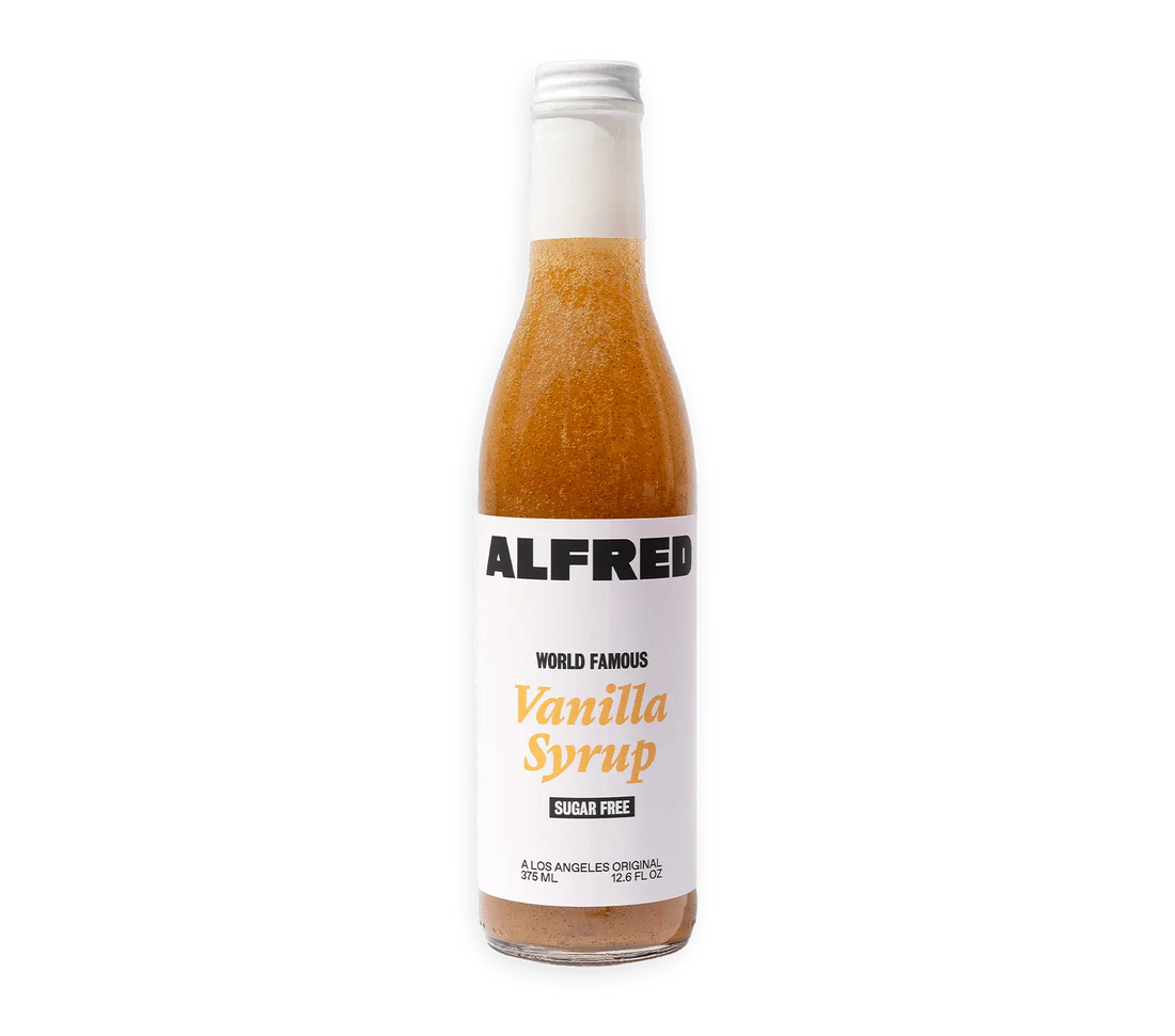 
Alfred Sugar-Free Vanilla Syrup in a serving setting