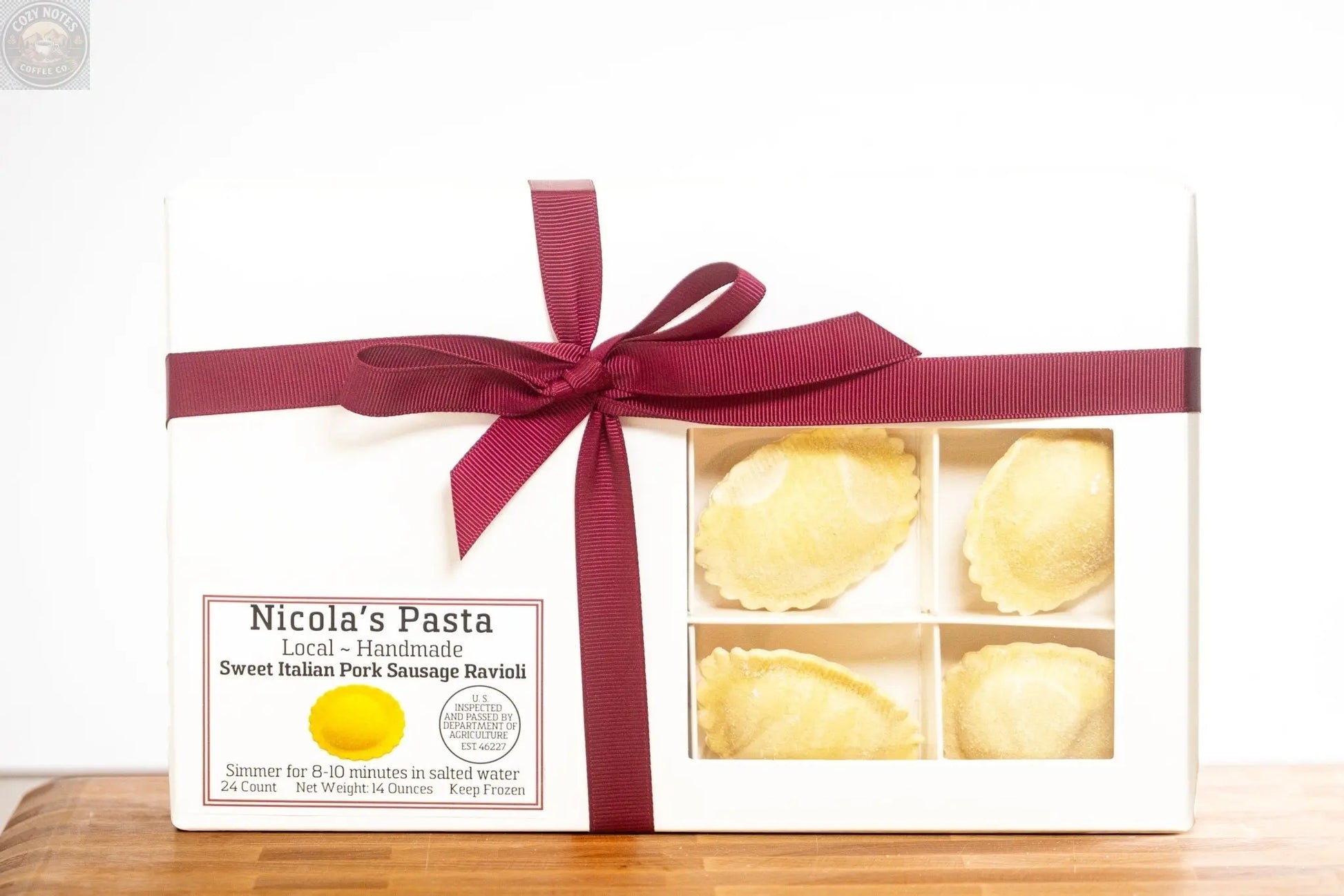 Sweet Italian Pork Sausage Ravioli Nicola's Marketplace