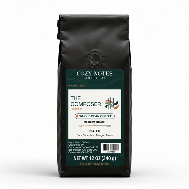 The Composer — whole bean coffee, 12 oz.