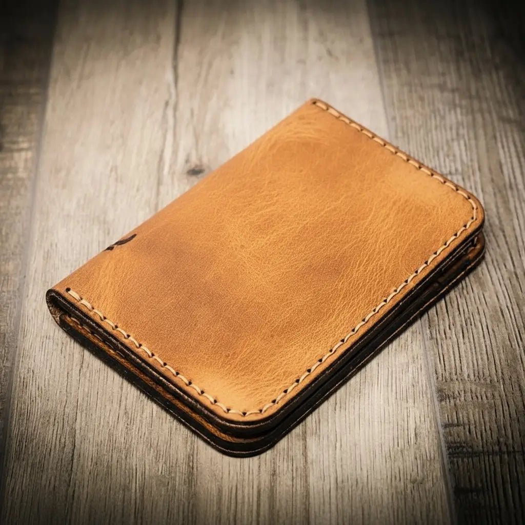 The Tyler Vertical Wallet - Cozy Notes Coffee Co