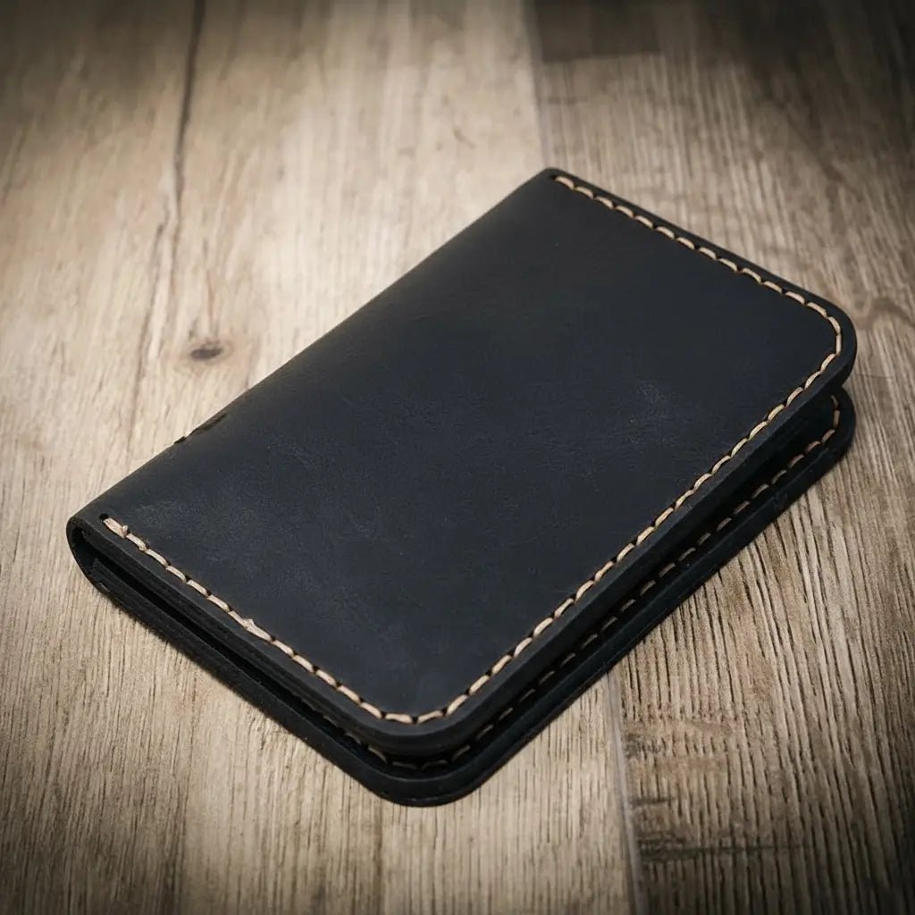 The Tyler Vertical Wallet - Cozy Notes Coffee Co